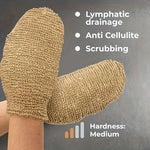Natural Jute Exfoliating Bath Gloves