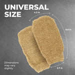 Natural Jute Exfoliating Bath Gloves