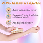 Natural Bristle Exfoliating Body Brush