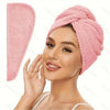 Coral Fleece Hair Towel Wrap
