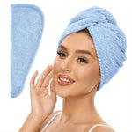 Coral Fleece Hair Towel Wrap