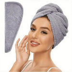 Coral Fleece Hair Towel Wrap