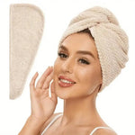Coral Fleece Hair Towel Wrap