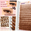 Fluffy Brown Lash Clusters