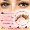Fluffy Brown Lash Clusters