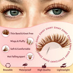 Fluffy Brown Lash Clusters