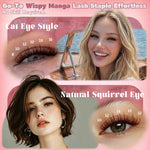 Fluffy Brown Lash Clusters