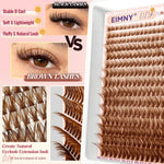 Fluffy Brown Lash Clusters