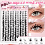 Manga Anime Lash Clusters Kit