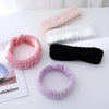 Soft Coral Fleece Makeup Headband