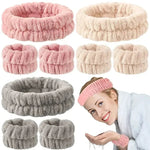 Soft Coral Fleece Makeup Headband