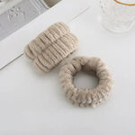 Soft Coral Fleece Makeup Headband
