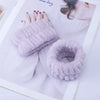 Soft Coral Fleece Makeup Headband