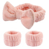 Soft Coral Fleece Makeup Headband