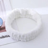 Soft Coral Fleece Makeup Headband