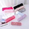 Soft Coral Fleece Makeup Headband