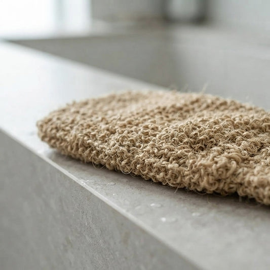 Natural Jute Exfoliating Bath Gloves