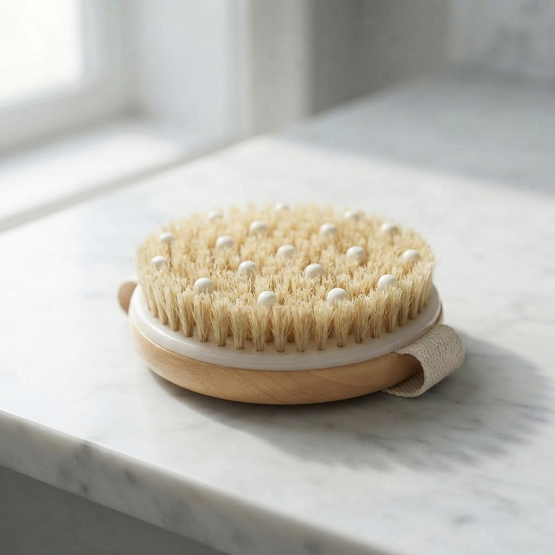 Natural Bristle Exfoliating Body Brush