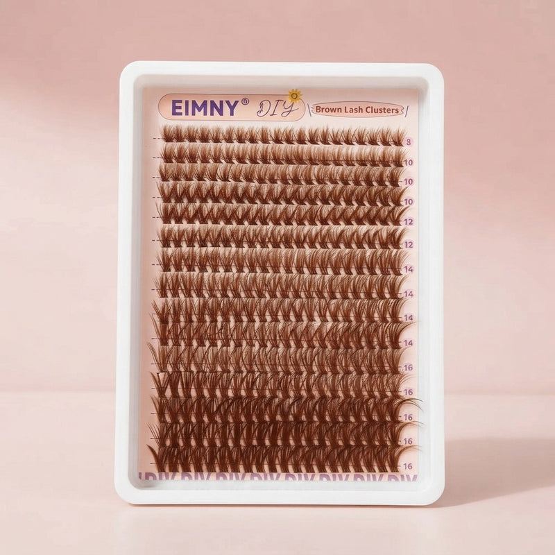 Fluffy Brown Lash Clusters