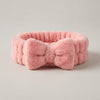 Soft Coral Fleece Makeup Headband